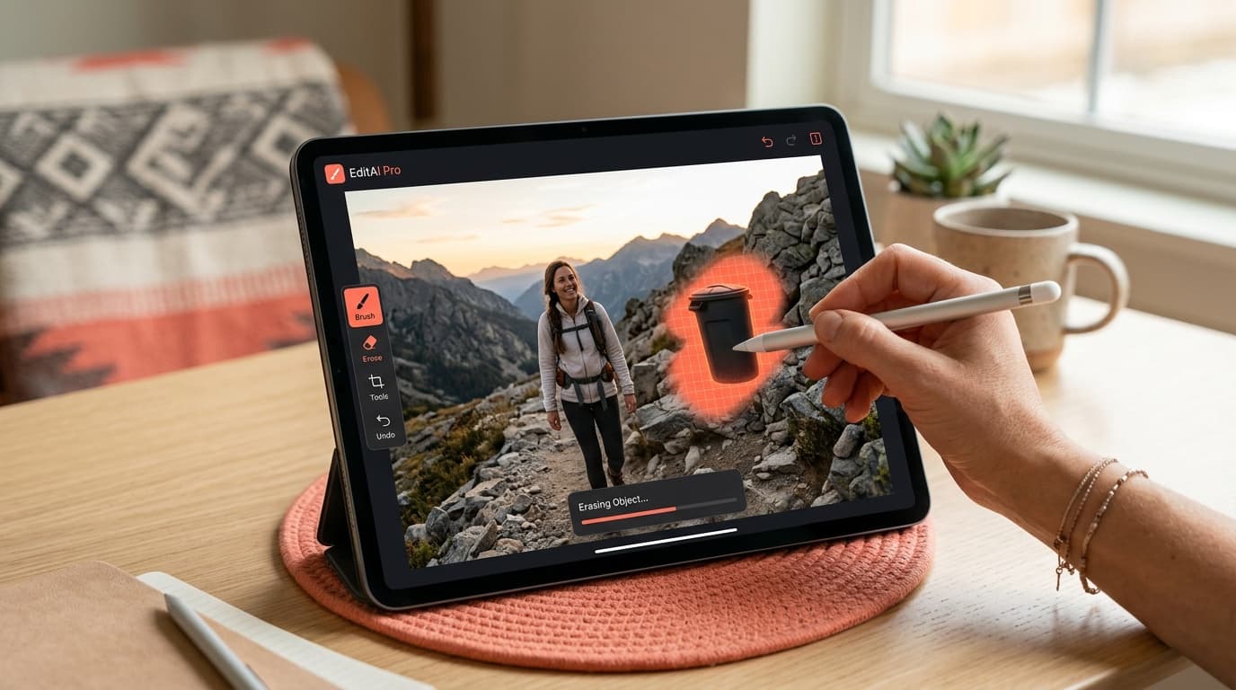 Comment supprimer un objet d’une photo avec l’IA