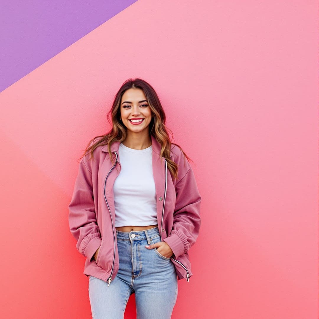 Social media ad generated by AI