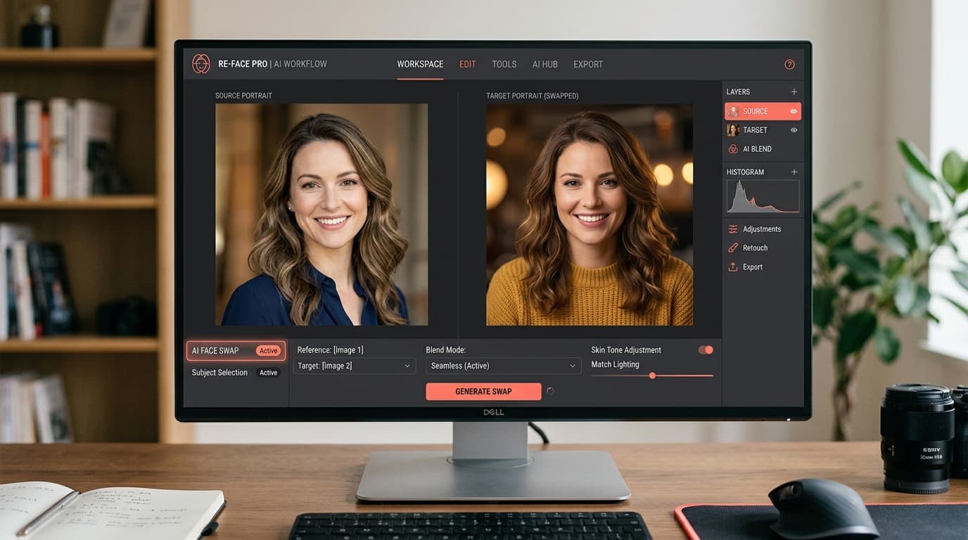 Comment faire un face swap avec l’IA (photos et vidéo)