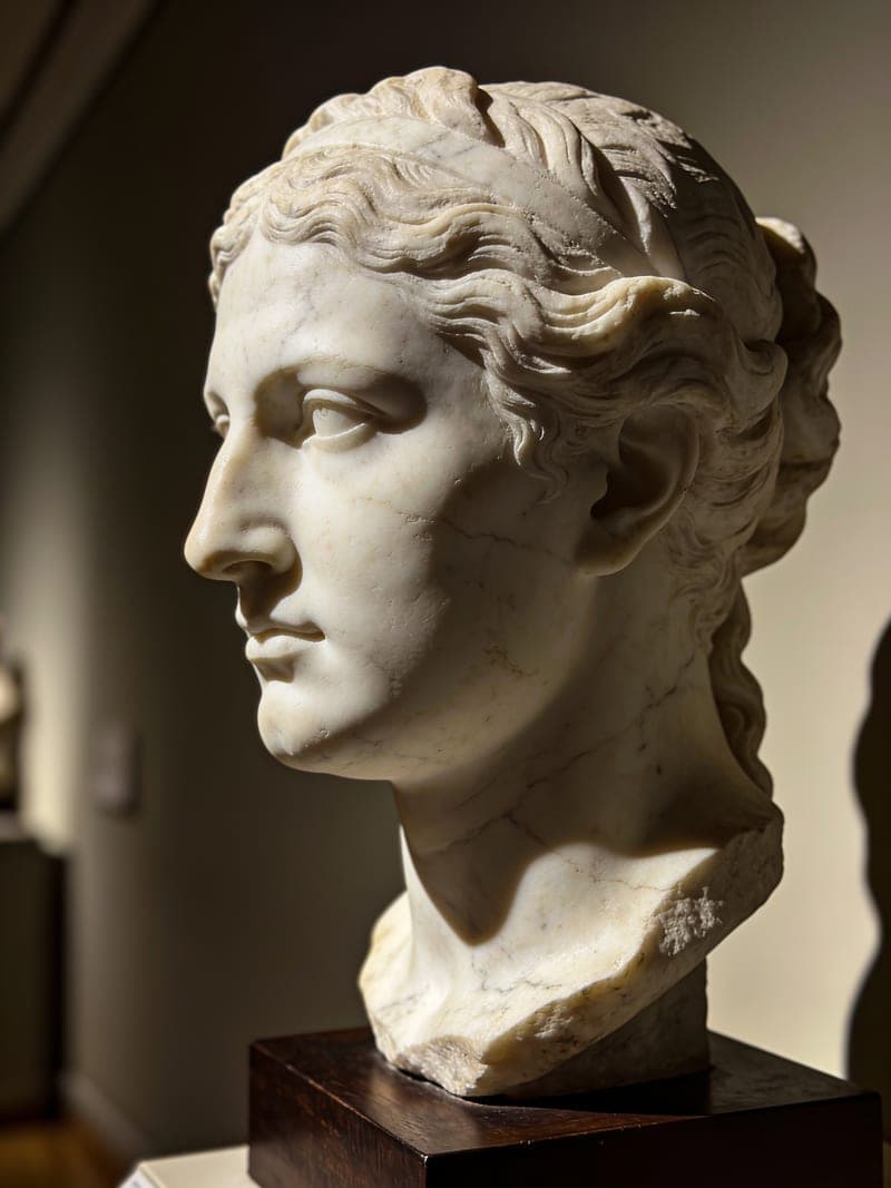 Marble statue